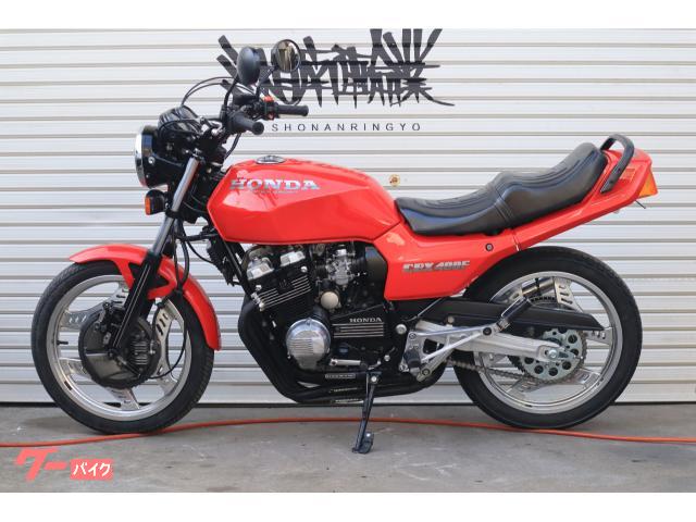 ホンダ CBX400F ソリッド赤カラー 車検2年付き ケツ上げ