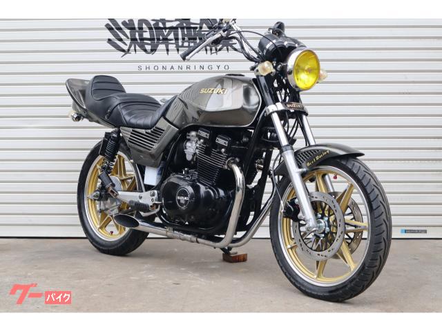 ＧＳＸ４００Ｅ　刀　４００　ゴキ　カスタムペイント　車検付き　ハスギリマフラー　アウトバーンテール　アルフィン　タックロールシート