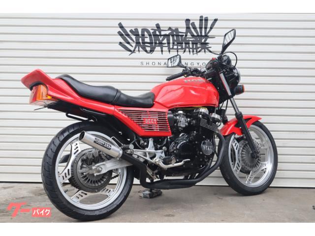 ホンダ CBX400F BEET テクニカルアジャスター 希少 赤 ホンダ CBX400F ソリッド赤カラー 国内物 S57年 車検付き