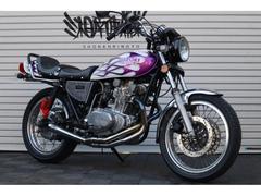スズキ　ＧＳ４００　カスタムペイントカラー　車検２年付き　マルゾッキサス　ダブルディスク　アンコ抜きシート　ウイング菅　Ｈリム　アルフィン