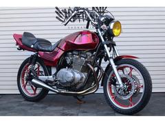 スズキ　ＧＳＸ４００Ｅ　刀　カスタムペイント　ダブルディスク　車検付き　クロス官　アウトバーンテール　アルフィン　タックロールシート