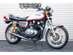 スズキ　ＧＳ４００　カスタムペイントカラー　車検付き　ダブルディスク　タックロールシート　アルフィン　キャストホイール　ガスケット類交換済