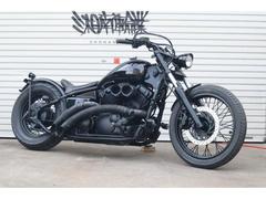 ヤマハ　ドラッグスター４００　４ＴＲ　ニューロッドカスタム　ＳＵエアクリ　ベントマフラー　ブラックアウト　ストレッチタンク　車検２年付き