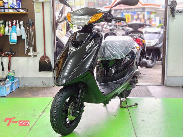 ＪＯＧデラックス　タイヤ前後新品交換　ドライブベルト純正新品　ＮＧＫプラグ新品　バッテリー新品　水冷エンジン　Ｇロック搭載