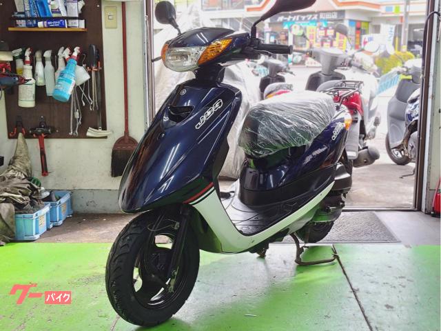 ＪＯＧ　ＳＡ５５Ｊ　バッテリ新品交換　ドライブベルト純正新品　ＮＧＫプラグ新品　タイヤ前後新品　シート新品張替え　グリップ純正交換