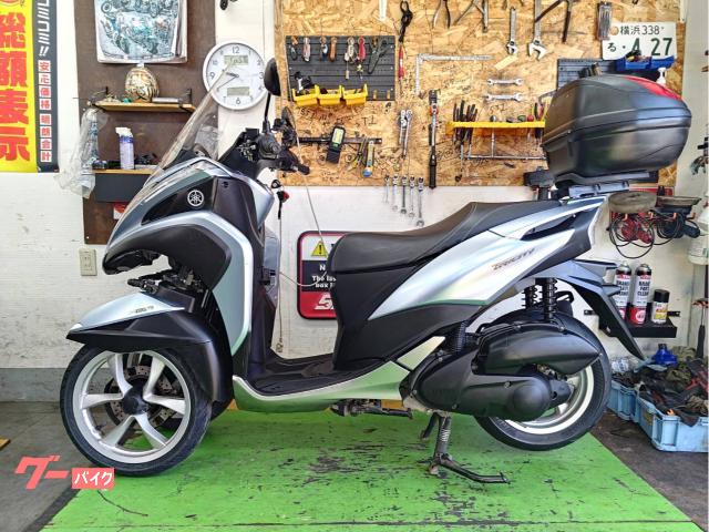 ヤマハ トリシティ125 SEC1J タイヤ前後新品交換 ガイド