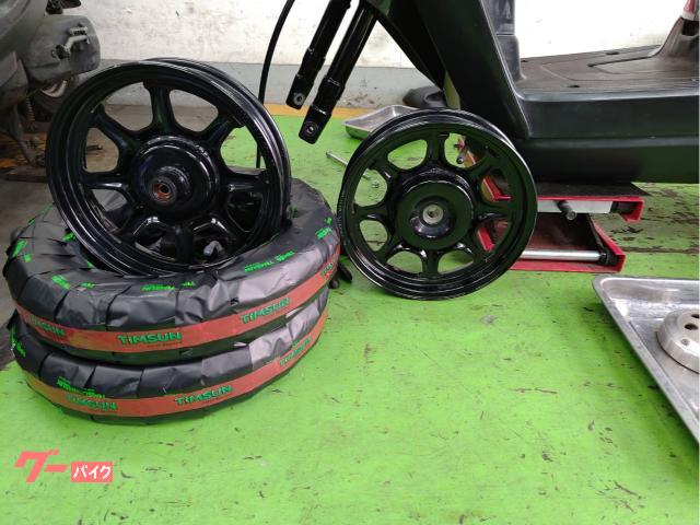 ホンダ タクト AF79 タイヤ前後新品 駆動系メンテナンス済み