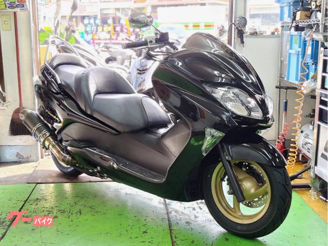 フォルツァ・Ｚ　ＭＦ０８　ドライブベルト純正新品　タイヤ前後新品　フォーク分解整備　ローダウン　カーボンマフラー　シート新品張替え