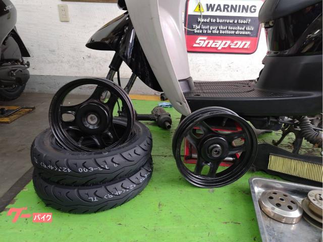 ホンダ トゥデイ AF67 インジェクションモデル タイヤ前後新品