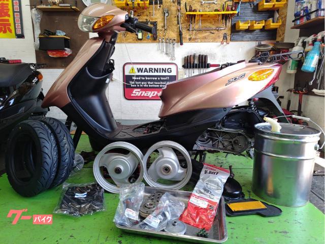 ヤマハ JOG SA36J バッテリー新品 タイヤ前後新品 ドライブ