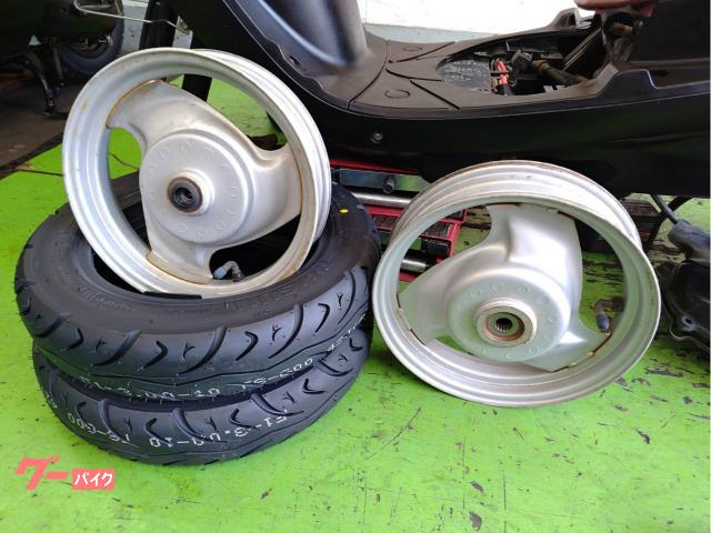 ヤマハ JOG SA36J バッテリー新品 タイヤ前後新品 ドライブ