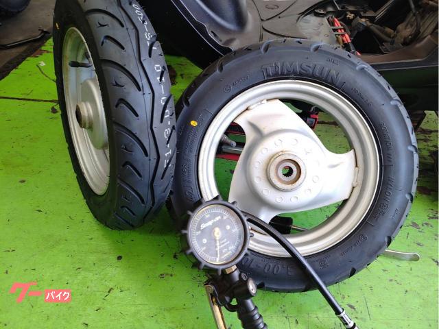 ヤマハ JOG SA36J バッテリー新品 タイヤ前後新品 ドライブ