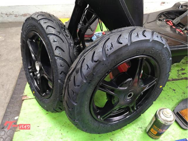 ヤマハ JOGデラックス SA39J タイヤ前後新品交換 ドライブ