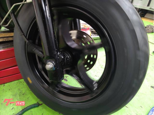 ヤマハ JOGデラックス SA39J タイヤ前後新品交換 ドライブ