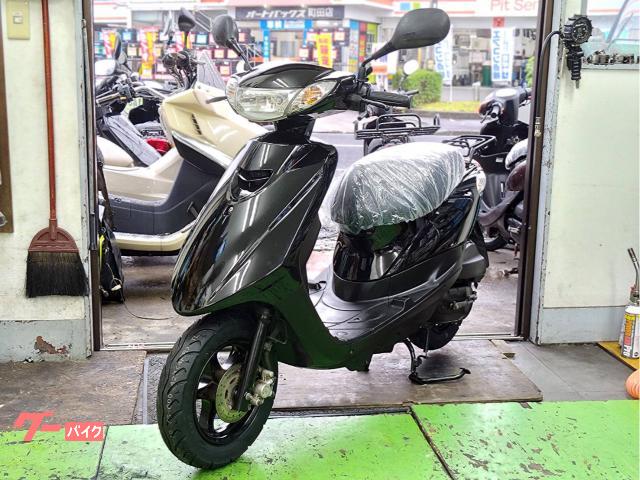 ヤマハ　ジョグ100　中古実動車　バッテリーフル充電済み　シート新品張替え済み　前タイヤ新品同様　ナンバー登録書類有 ヤマハ JOGデラックス SA56J タイヤ前後新品 グリップ