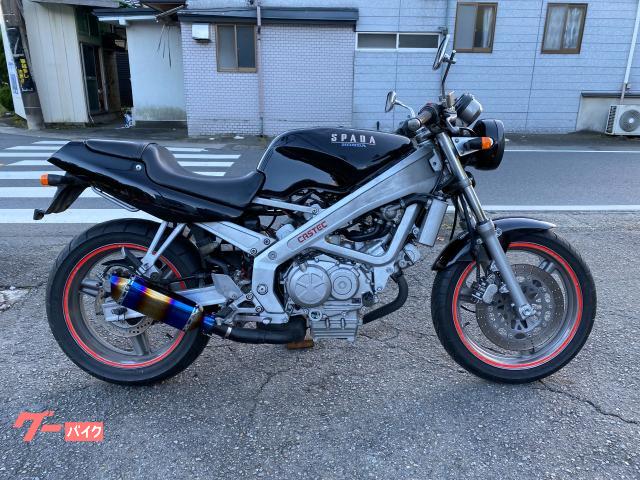 ＶＴ２５０ＳＰＡＤＡ　社外サイレンサー　ＹＳＳリアサス　ＵＳＢ＆電圧計