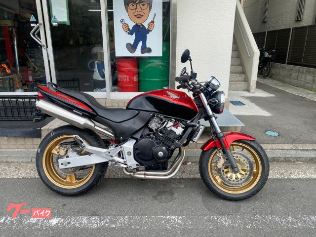 HORNET 黒赤DXカラー ゴールドホイール ウィンカー スマホホルダー