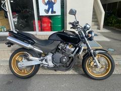 ホンダ　ＨＯＲＮＥＴ　ブラック　ゴールドホイール　２００３年式　新品充電式スマホホルダー