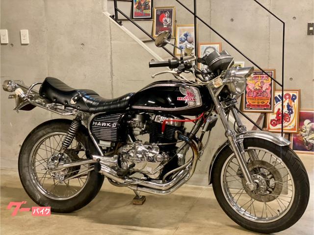 ＣＢ２５０Ｔ　ホーク　バブ　カスタムラメペイント　メッキフレーム　メッキスイングアーム　オイルクーラー　社外クロスショート管