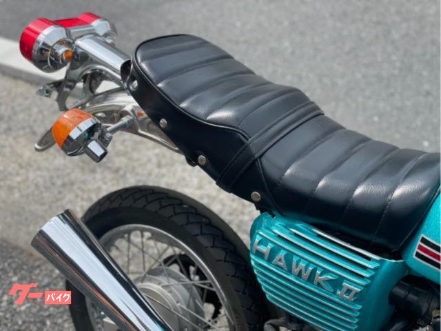 ホンダ Ape 50 ブルー ホーク2仕様 ミニ風防 スポークホイール