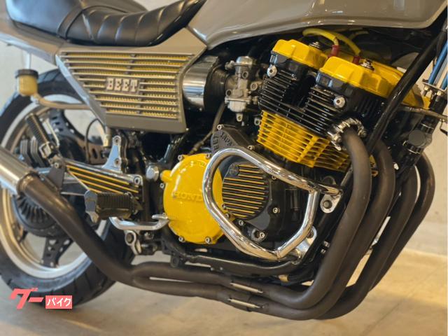 ホンダ CBX400F ミリタリーグレー ダブルインボード 4