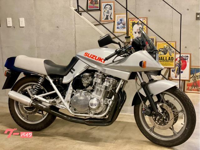 ＧＳＸ７５０Ｓ　ＫＡＴＡＮＡ　国内物　ヨシムラマフラー　ナポレオンミラー