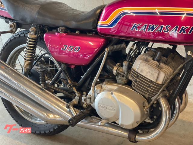 カワサキ 350SS マッハ2 チェリーレッド 初期型 SS