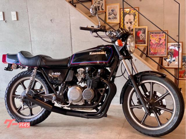 Ｚ４００Ｊ　Ｅ２カラー　集合管　あんこ抜きシート　アップハンドル