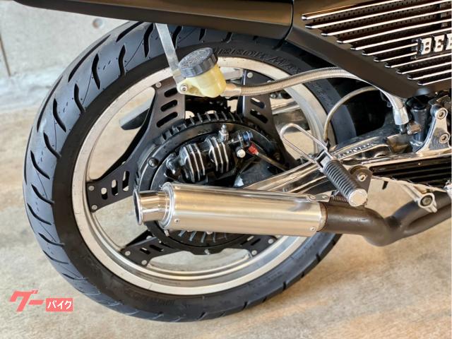 ホンダ CBX400F マットブラックダブルインボード 4－2－1