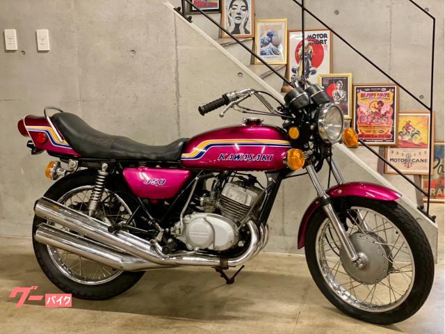 ３５０ＳＳ　マッハ２　チェリーレッド　初期型　ＳＳライン　あんこ抜きシート