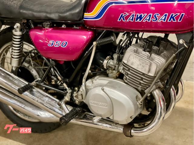 SS350　マッハ　カワサキ　純正シート　SS250 SS400 250/350SS【マッハ】初期('71年～'72年) ノーマルタイプアンコ