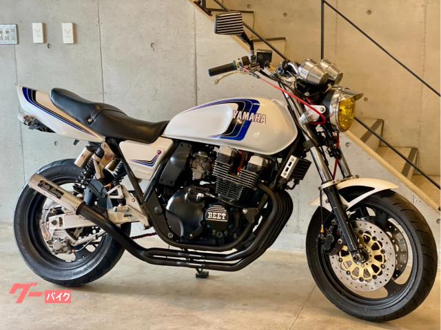 ＸＪＲ４００　ホワイトブルーＹＳＰ　アップハンドル　プリティーレーシング　ＢＥＥＴ　サンスター　軽スロ