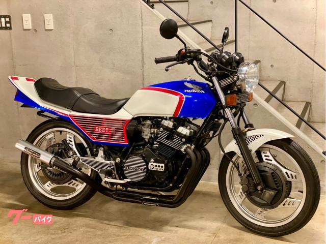 ＣＢＸ５５０Ｆ　ホワイトブルー　ＣＢＸ４００エンジン　ＶＦハンドル　ＢＥＥＴ　アルフィン　ＢＥＥＴマフラー　羽テール
