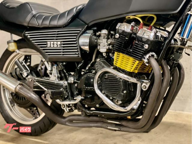ホンダ CBX400F マットブラックダブルインボード 4－2－1