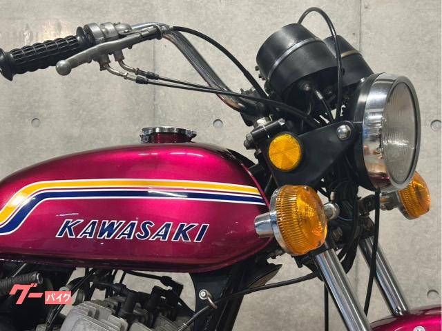 カワサキ 350SS マッハ2 チェリーレッド 初期型 SSライン