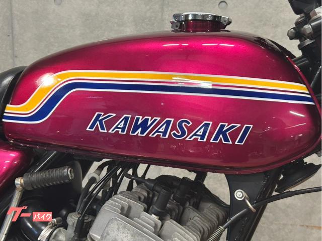 カワサキ 350SS マッハ2 チェリーレッド 初期型 SSライン