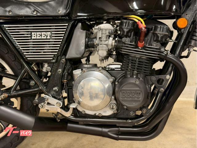 カワサキ Z400FX ブラック 国内物 新品マットブラック集合管 R