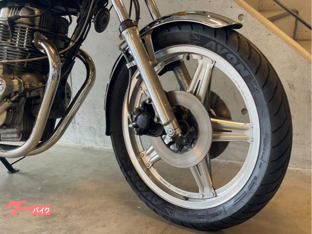 ホンダ CB400N ホワイトレッド UPハンドル メッキ集合管