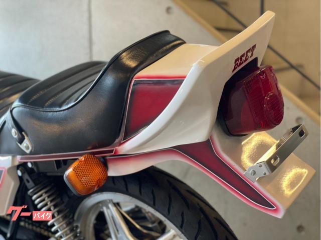 ホンダ CB400N ホワイトレッド UPハンドル メッキ集合管
