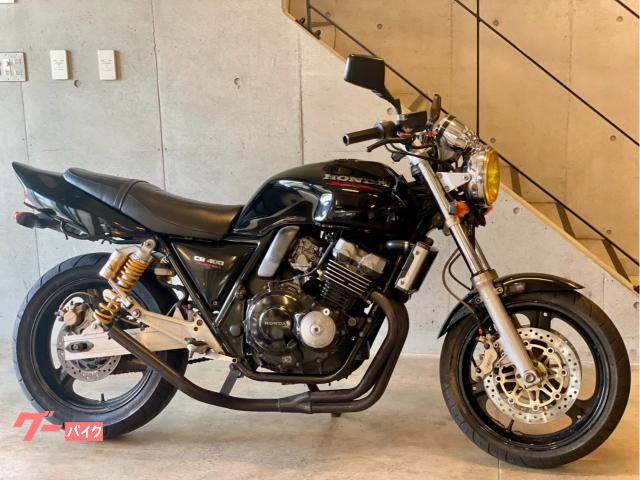 ＣＢ４００Ｓｕｐｅｒ　Ｆｏｕｒ　ブラック　コンドルハンドル　マーシャル　集合管　フェンダーレス