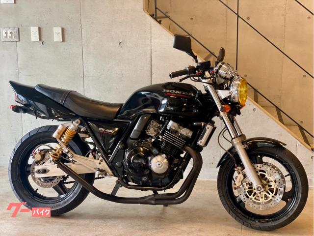 ＣＢ４００Ｓｕｐｅｒ　Ｆｏｕｒ　ブラック　コンドルハンドル　マーシャル　集合管　フェンダーレス