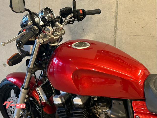 ヤマハ XJR400 オレンジ ヨシムラサイクロンフルエキ YSSリア