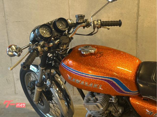 カワサキ 350SS 国内物 オレンジラメ カラーズKMD