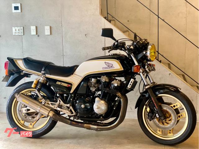 ＣＢ７５０Ｆ　ＦＣ　ＢＩＴＯチタンフルエグゾースト　ボアアップ　９００Ｆキャブレター　オーリンズ　バックステップ　マーシャル