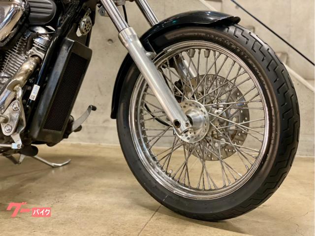 ホンダ スティード400 ブラック スポーツスタータンク スラッシュ