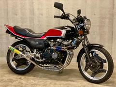 ホンダ　ＣＢＸ４００Ｆ　国内　２型　黒赤２型カラー　ＶＦハンドル　アールズオイルクーラー　羽テール　ＢＥＥＴアルフィン　４−２−１マフラー