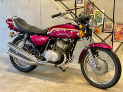 カワサキ　３５０ＳＳ　パープル　初期型　ＳＳライン　あんこ抜きシート