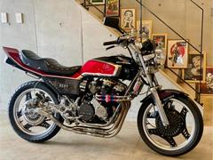 ホンダ　ＣＢＸ４００Ｆ　２型　国内物　ブラックレッド　メッキパーツ　シビエ　アールスオイルクーラー　ＢＥＥＴ　アルフィン　羽テール