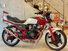 ホンダ　ＣＢＸ４００Ｆ　赤白　プリティーレーシング管　ＢＥＥＴ　アルフィン　タンデムバー　オイルクーラー　ヘットライト　油温計　ＥＴＣ