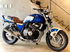 ホンダ　ＣＢ４００Ｓｕｐｅｒ　Ｆｏｕｒ　ＣＢＸサマーカラー　４−２−１マフラー　タックロールシート　サスペンション